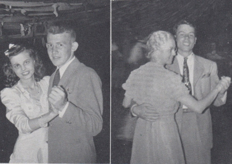 With eyes that show a perfect blend of awkward fear and excitement, the dashing young man on the left shares a classier approach to dancing with his "bae".