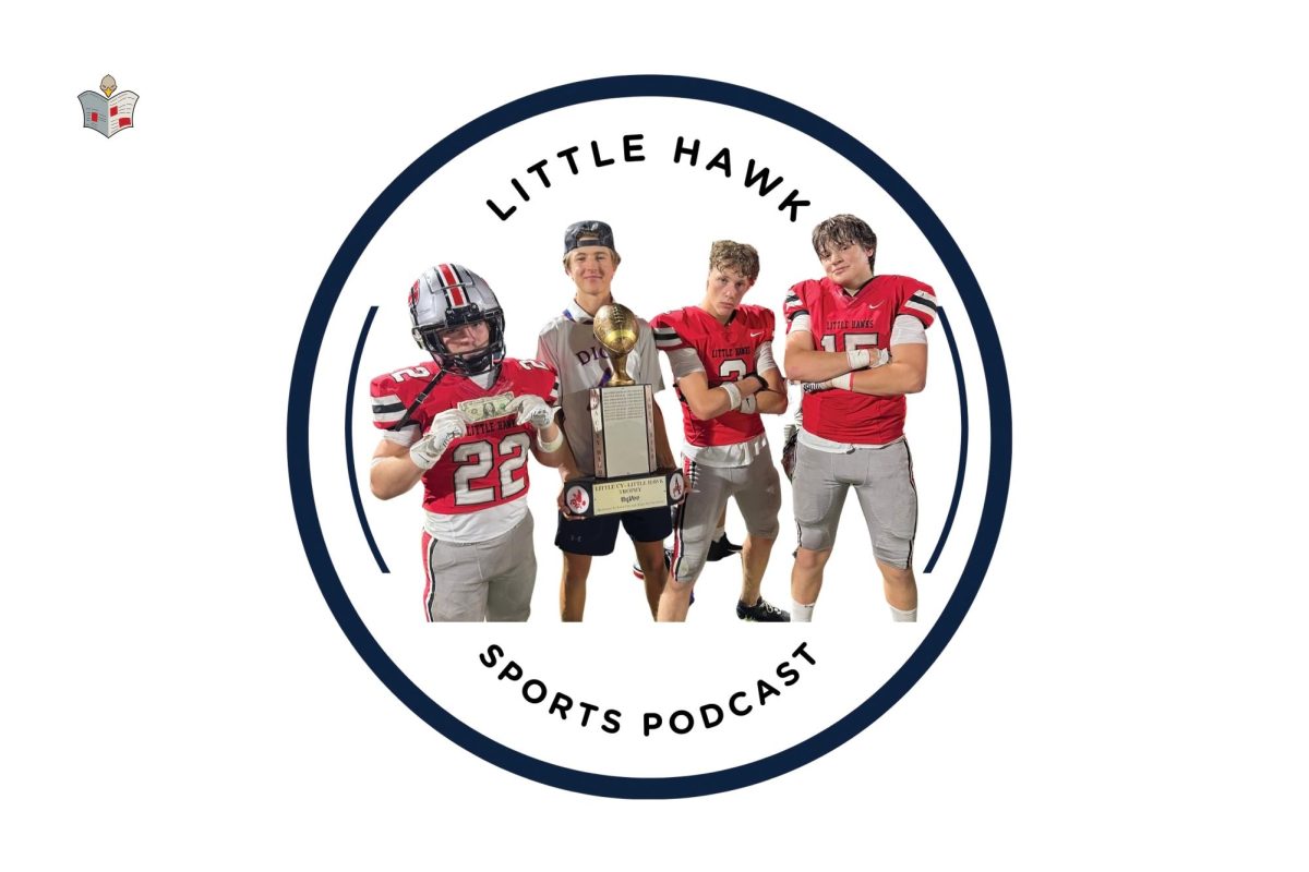 The Little Hawk sports podcasting team. 