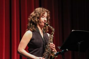 Adrianna Coiner plays "Six Metamorphoses After Ovid Mov 4" by Benjamin Britt on the alto saxophone.